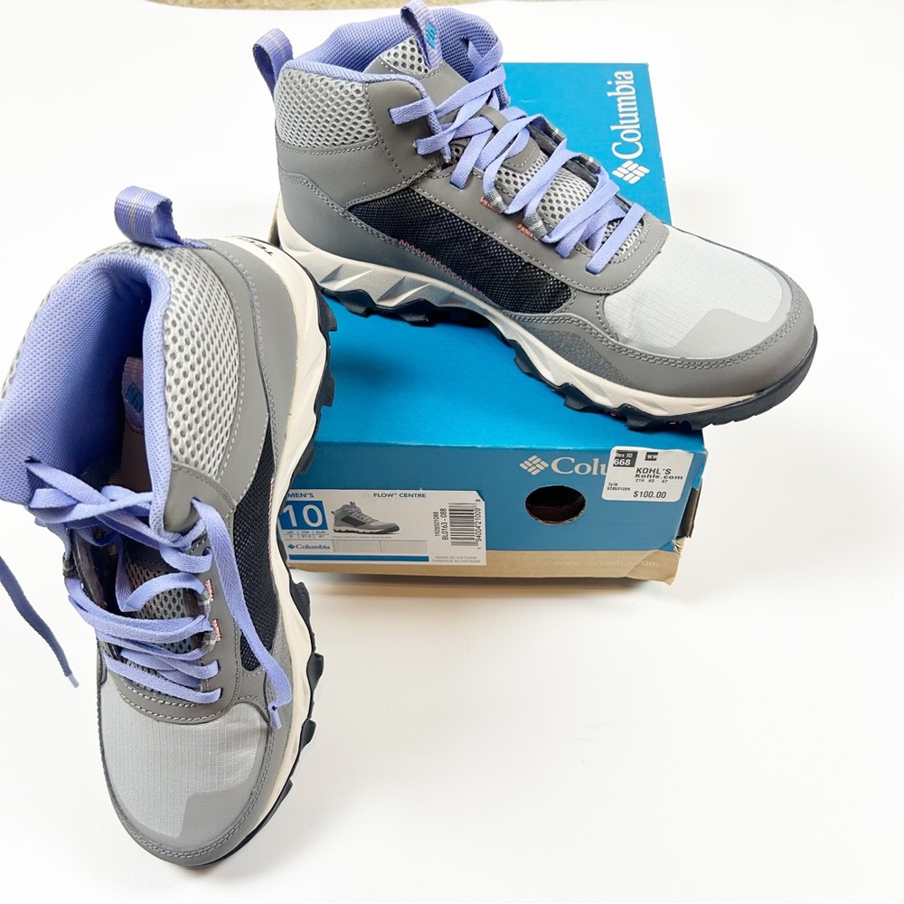 NWOB Columbia Flow Centre Women's Hiking Boots -Size 10 - Picture 2 of 8
